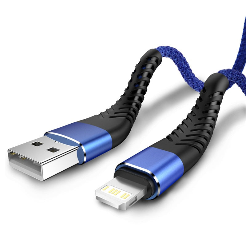 Quick Charge USB Cable For iPhone 12 13 14 11 Pro X Max 6 7 8 Plus 5 SE Apple iPad Origin Mobile Phone Cord Data Charger Wire 3m