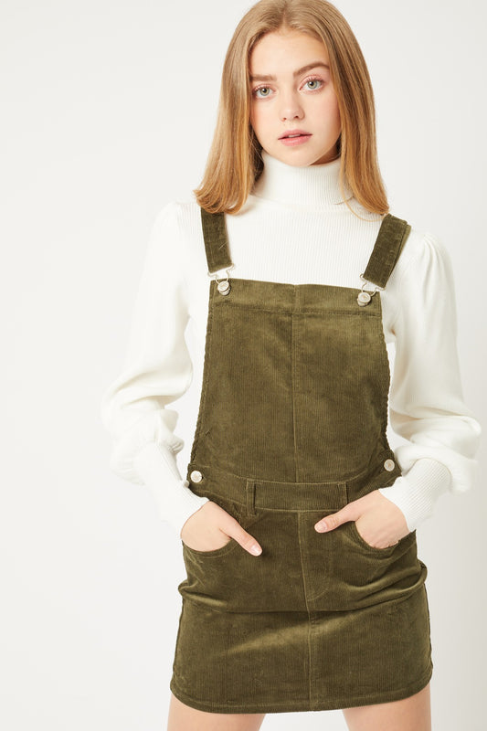 Overall Dress W/ Adjustable Straps, Belt Loops, And Two Front And Back Pockets - https://www.luxenorstore.com