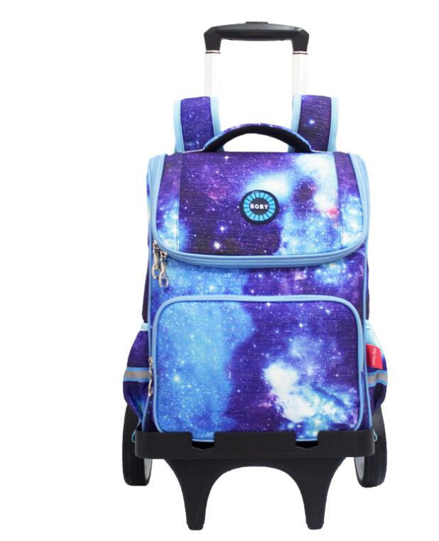 School Trolley Backpack For Girls Trolley bags with Wheels Children School Rolling Backpack Bag For kids wheeled school bag