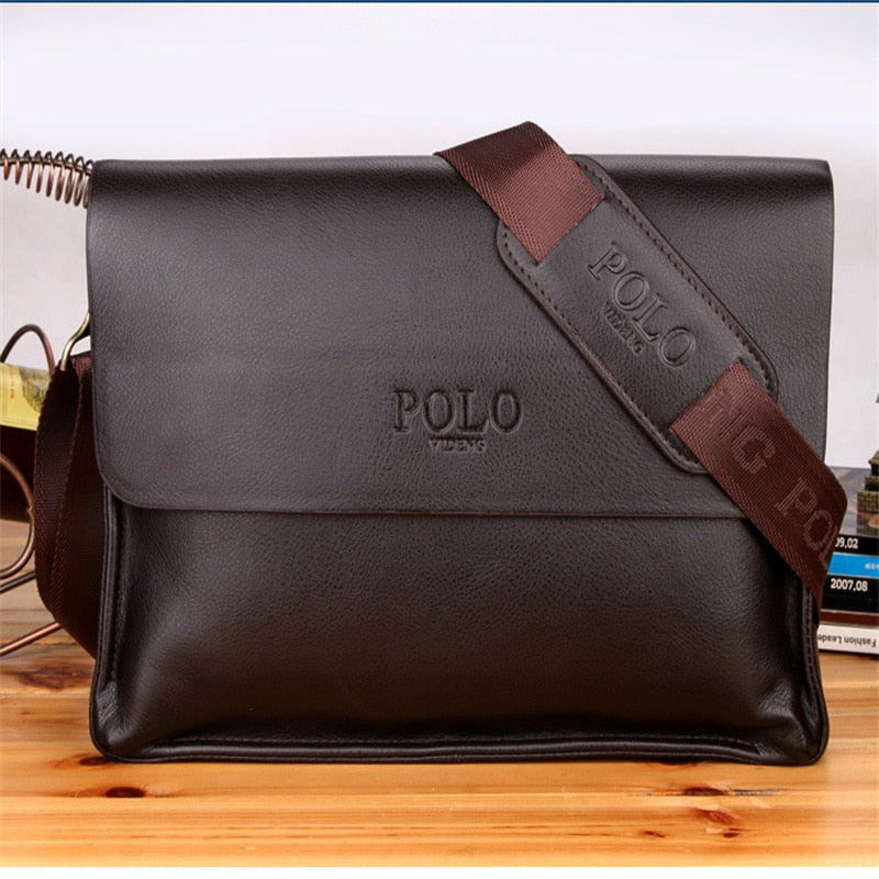 Luxury Vintage Man Bag Boy Waterproof PU Leather Business Style Men's Messenger Crossbody Casual Handbag Shoulder Bag - https://www.luxenorstore.com