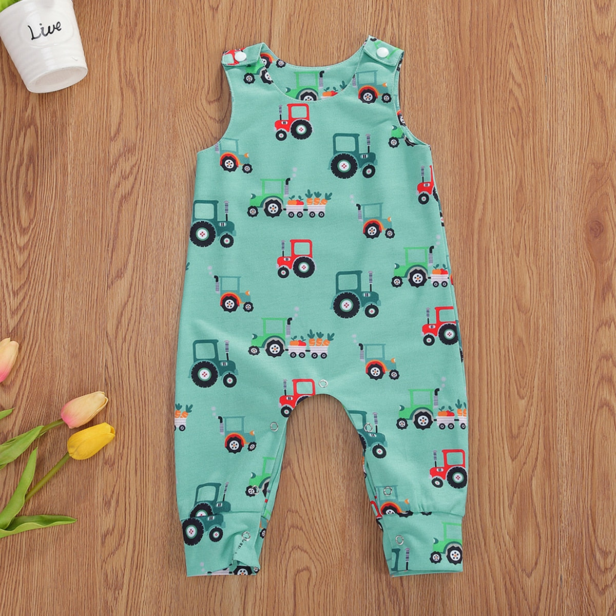 Citgeett Summer Newborn Baby Boys Girls Cotton Romper Sleeveless Button Jumpsuit Playsuit Overalls Casual Outfits - https://www.luxenorstore.com