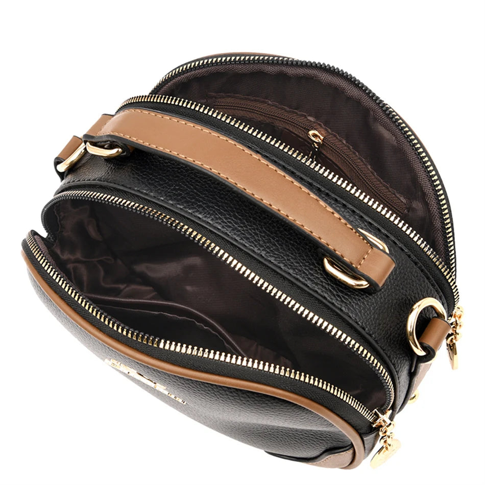 Genuine Top-handle Bag High capacity Luxury Designer Purses and Handbags Women Leather Shoulder Messenger Corssbody Sac Female