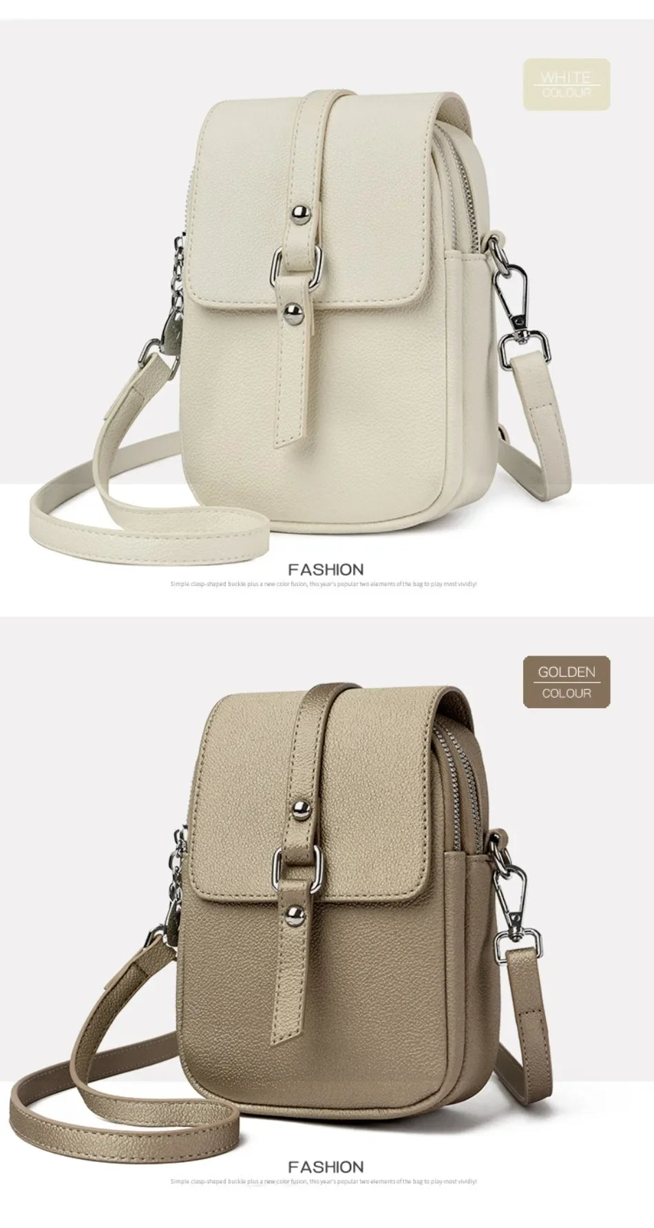 2024 Genuine High Quality Fashion Solid Colors Shoulder Messenger Bags for Women  Leather Crossbody Handbags Designer Sac A Main