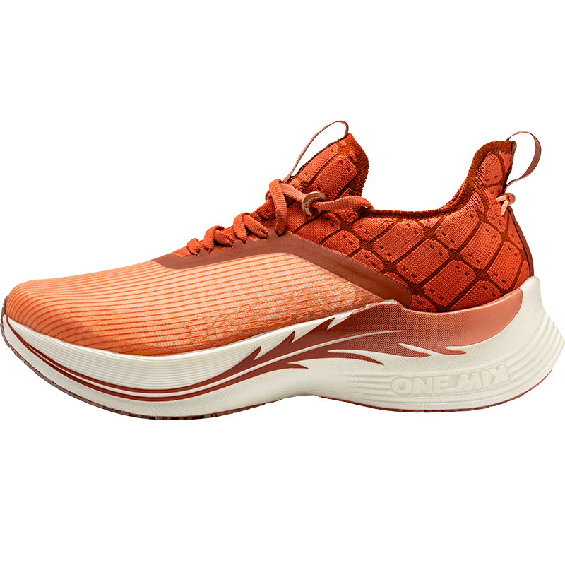 ONEMIX Men Marathon Running Shoes Carbon Fibre Plate Racing Shoes Professional Lightweight Technology Men's Sneakers For Outdoor