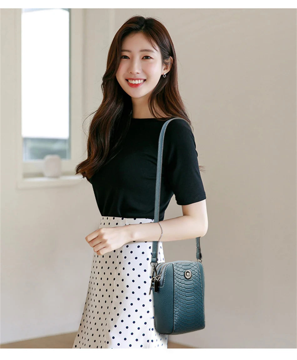 Women's 2024 Fashion Trendy Handbag Purse Luxury Designer Female Shoulder Crossbody Bag High Quality Ladies Messenger Sac A Mian