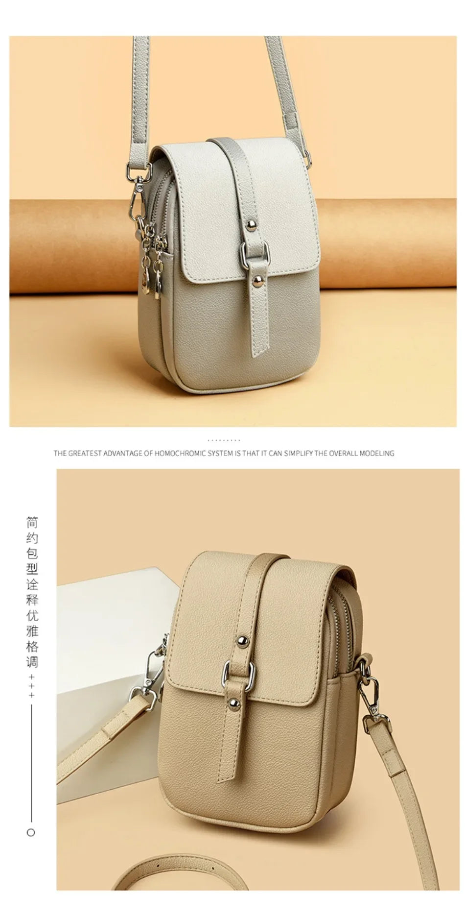 2024 Genuine High Quality Fashion Solid Colors Shoulder Messenger Bags for Women  Leather Crossbody Handbags Designer Sac A Main