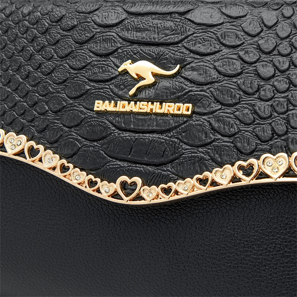 New Retro Purses and Handbags Women Bag High Quality Leather Shoulder Crossbody Bags Luxury Designer Ladies Casual Messenger Sac
