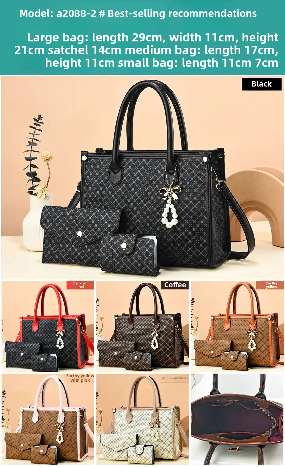High-End Large Capacity Women's Handbag Stylish Shoulder Bag for Middle-Aged Mothers Trendy Neutral Minimalist Style PU Leather