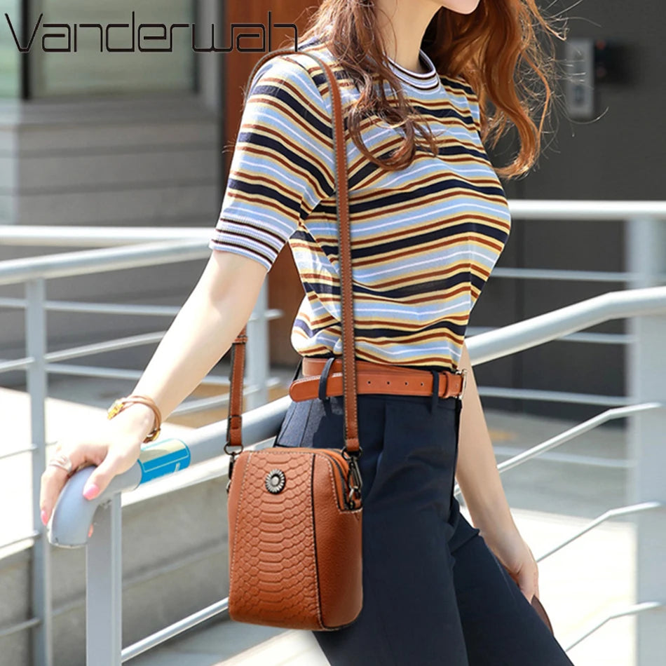 Women's 2024 Fashion Trendy Handbag Purse Luxury Designer Female Shoulder Crossbody Bag High Quality Ladies Messenger Sac A Mian