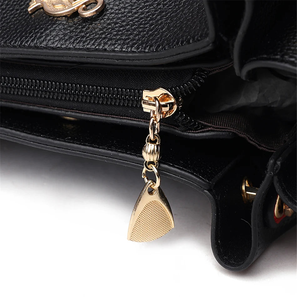 3 Layers Luxury Handbags Women Bags Designer Letters Women's PU Leather Hand Shopping Bags Shoulder Crossbody Bag Sac A Main