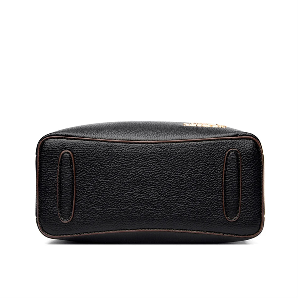 3-layer Large Capacity Purses and Handbags Crossbody for Women Designers High Quality Leather Fashion New Messenger Shoulder Bag