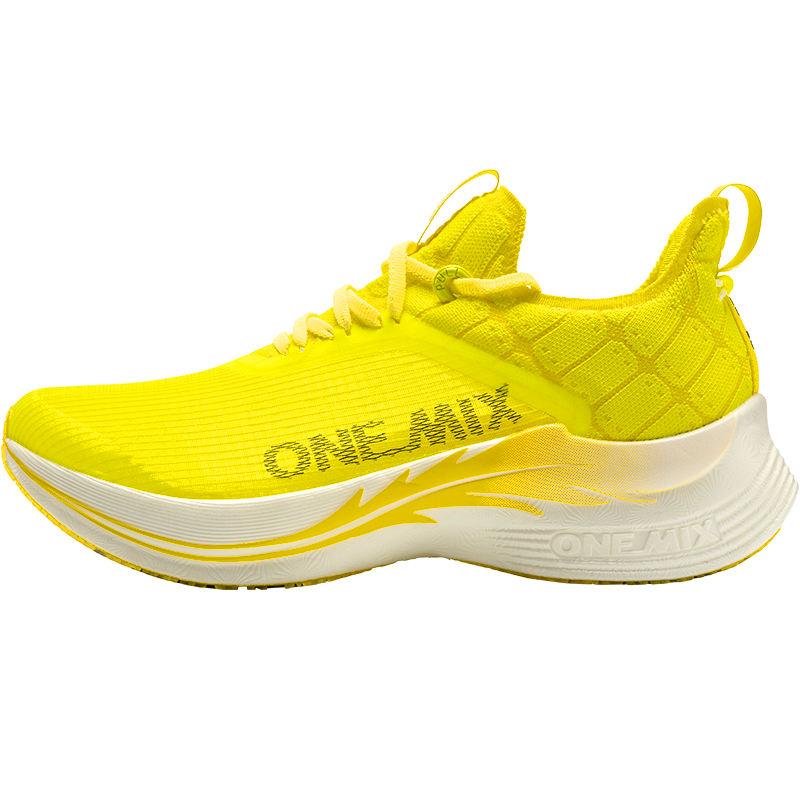 ONEMIX Men Marathon Running Shoes Carbon Fibre Plate Racing Shoes Professional Lightweight Technology Men's Sneakers For Outdoor