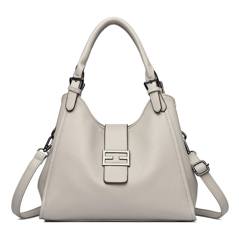 Genuine Luxury Purses Handbags Fashion High Quality Soft Leather Shoulder  Crossbody Bags for Women Large Tote 2024 Sac A Main