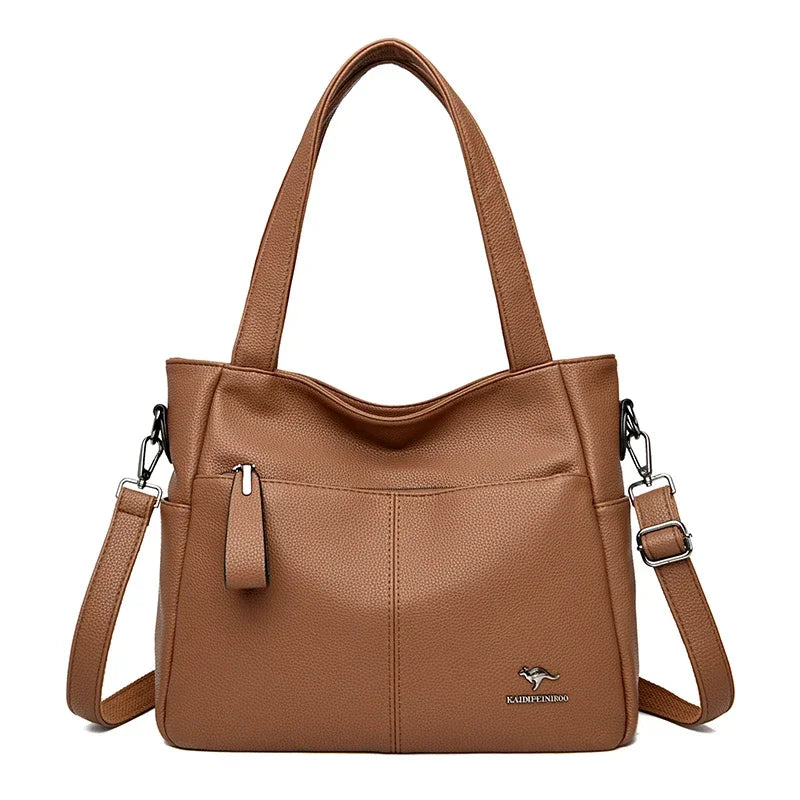Genuine Brand Soft Leather Ladies Handbags Luxury Designer Shoulder Bags  New Classic High Quality Crossbody Bags for Women