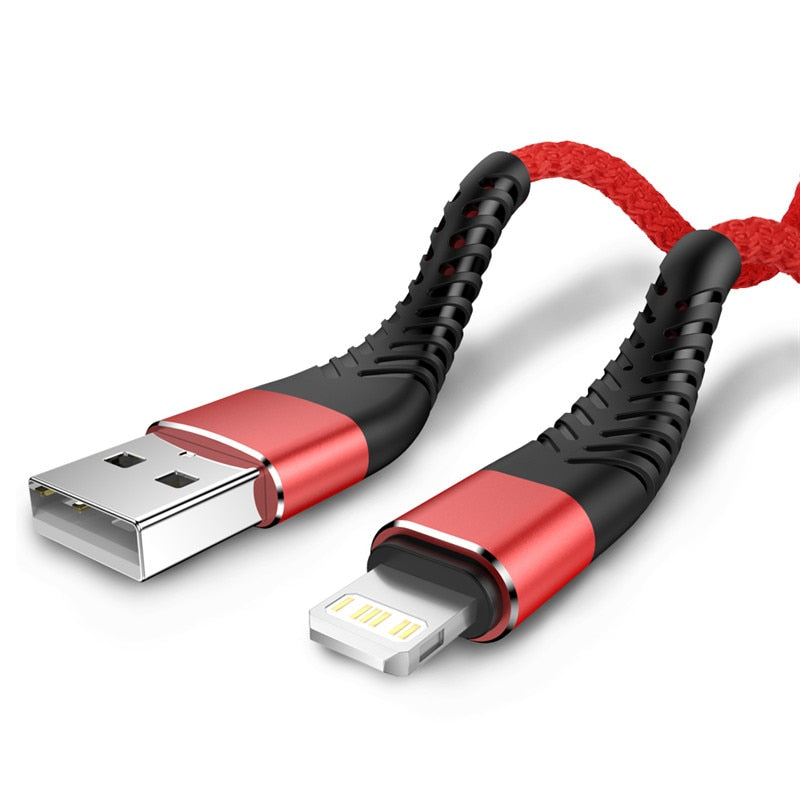 Quick Charge USB Cable For iPhone 12 13 14 11 Pro X Max 6 7 8 Plus 5 SE Apple iPad Origin Mobile Phone Cord Data Charger Wire 3m