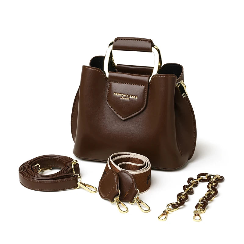 New Shoulder Bags High quality PU for Women Fashion Women's Bag high-quality Design Advanced Underarm Handbags Beautiful Purses