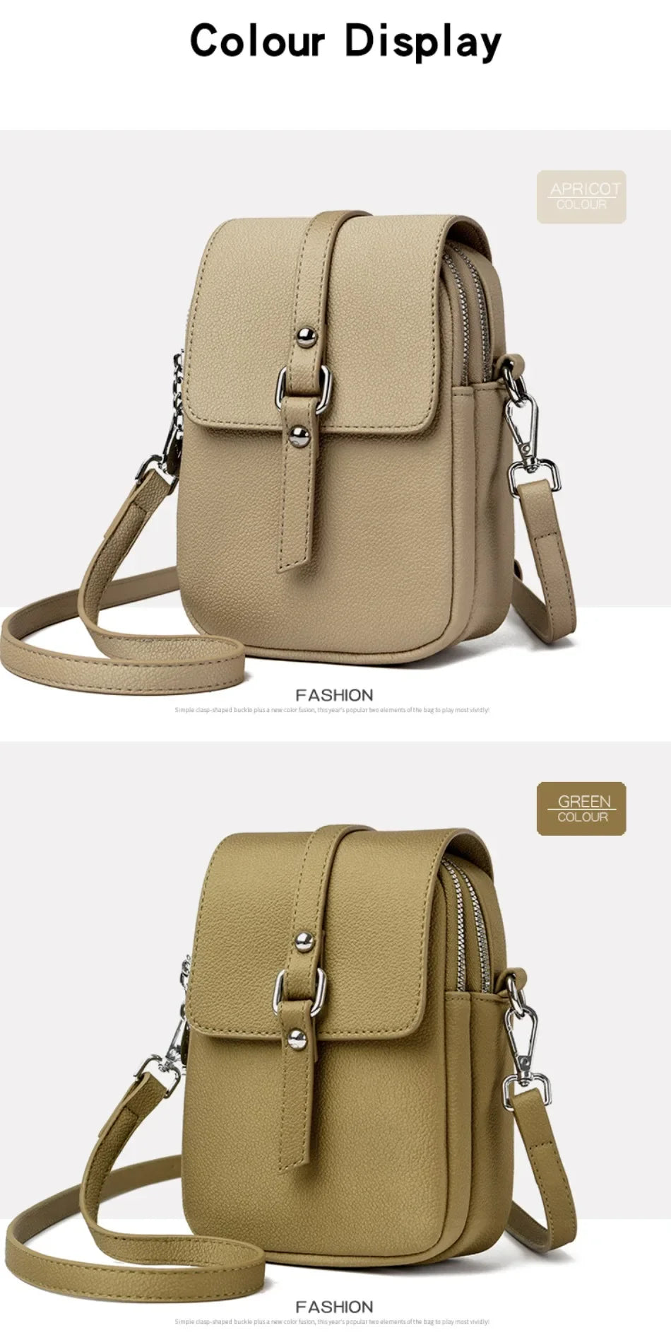 2024 Genuine High Quality Fashion Solid Colors Shoulder Messenger Bags for Women  Leather Crossbody Handbags Designer Sac A Main