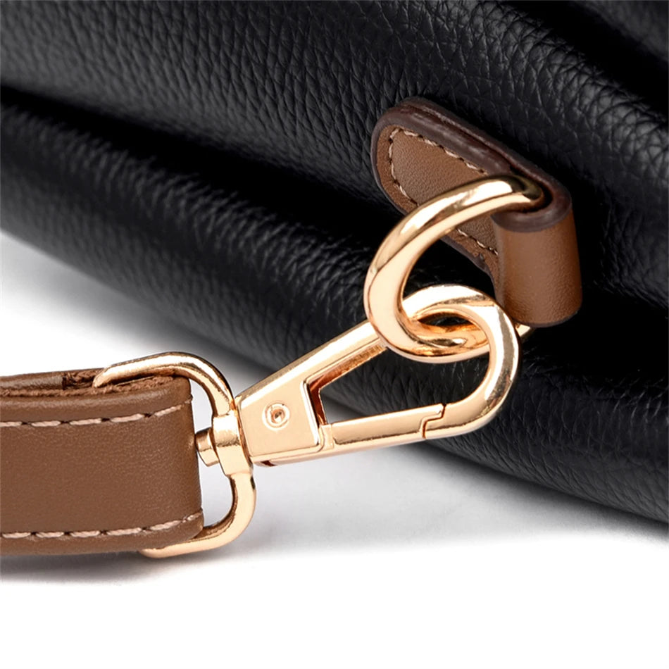 3-layer Large Capacity Purses and Handbags Crossbody for Women Designers High Quality Leather Fashion New Messenger Shoulder Bag