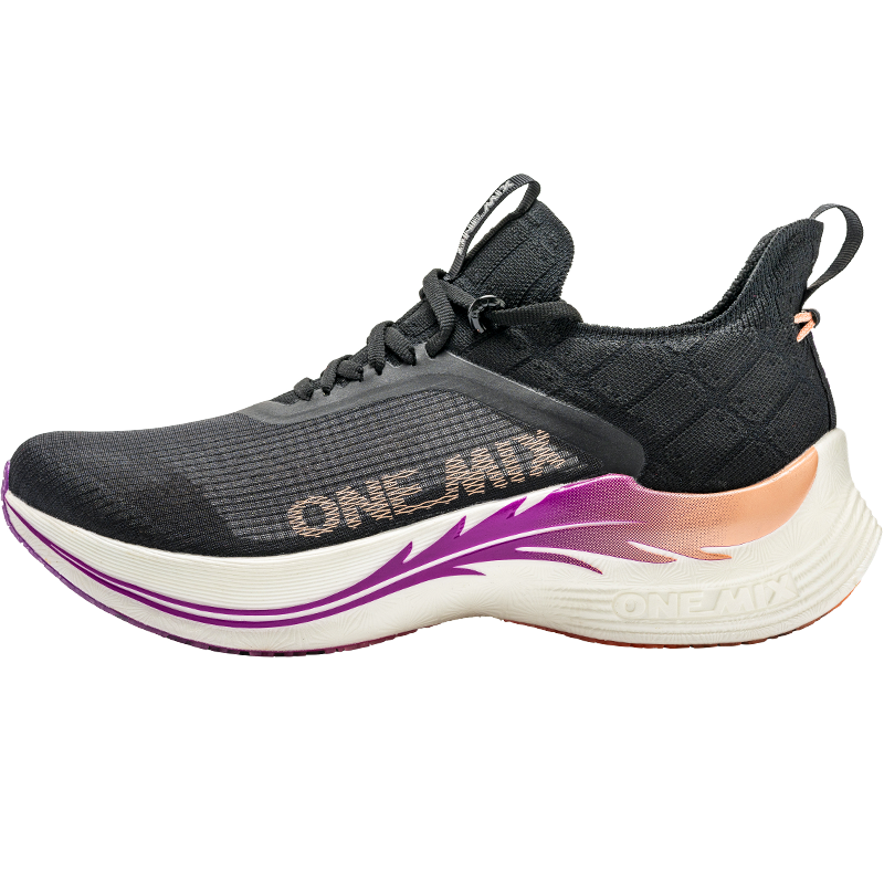 ONEMIX Men Marathon Running Shoes Carbon Fibre Plate Racing Shoes Professional Lightweight Technology Men's Sneakers For Outdoor