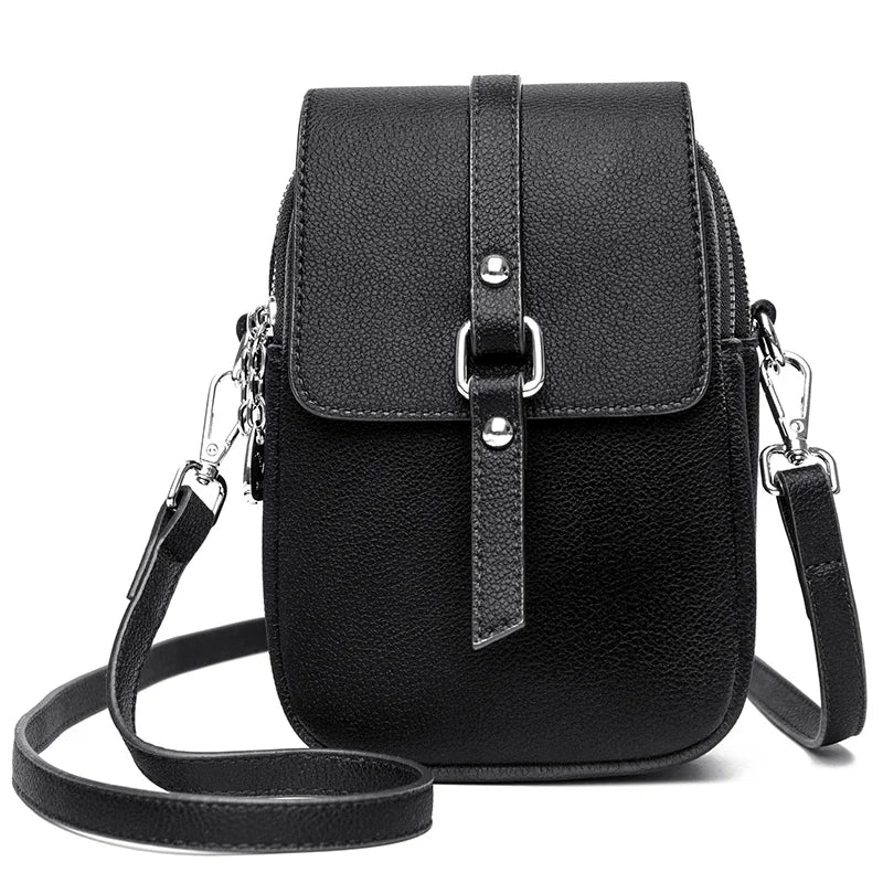 2024 Genuine High Quality Fashion Solid Colors Shoulder Messenger Bags for Women  Leather Crossbody Handbags Designer Sac A Main