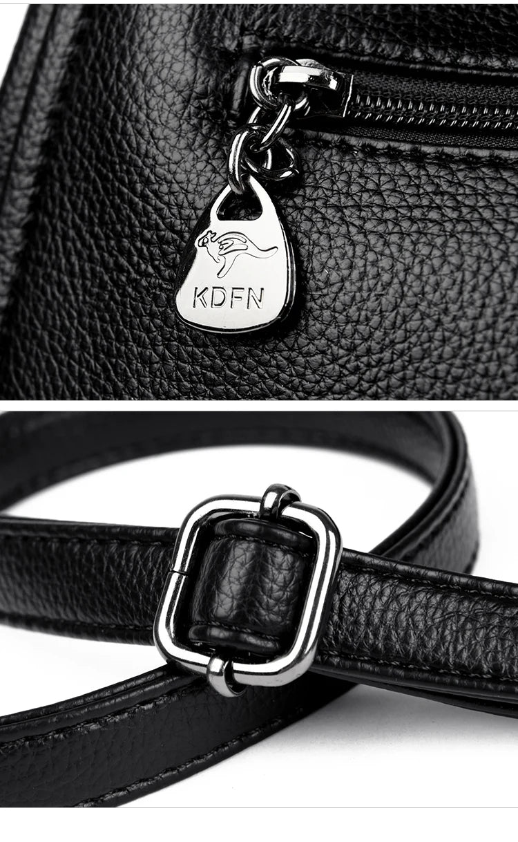 Genuine Luxury Purses Handbags Fashion High Quality Soft Leather Shoulder  Crossbody Bags for Women Large Tote 2024 Sac A Main
