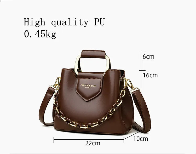 New Shoulder Bags High quality PU for Women Fashion Women's Bag high-quality Design Advanced Underarm Handbags Beautiful Purses