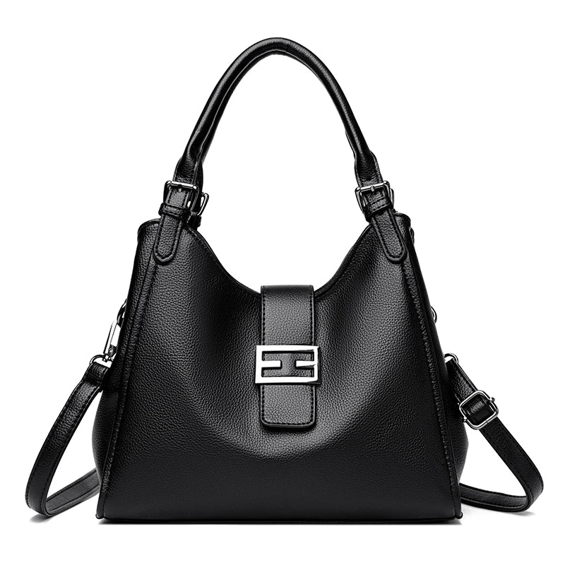 Genuine Luxury Purses Handbags Fashion High Quality Soft Leather Shoulder  Crossbody Bags for Women Large Tote 2024 Sac A Main