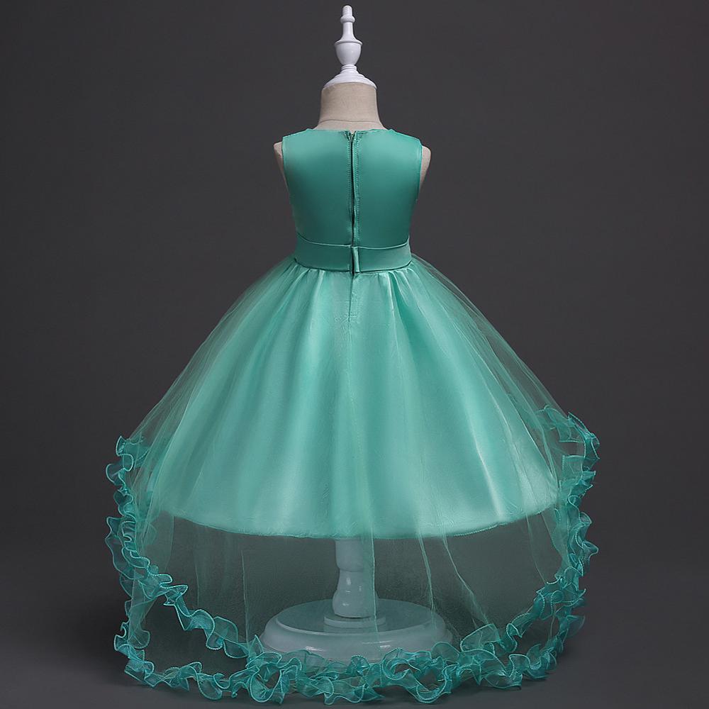 Girls Princess Embroidery Baby Flower Wedding Christmas Party Tutu Dress Teenager Children Kids Elegant Vestidos for 3-15Years - https://www.luxenorstore.com