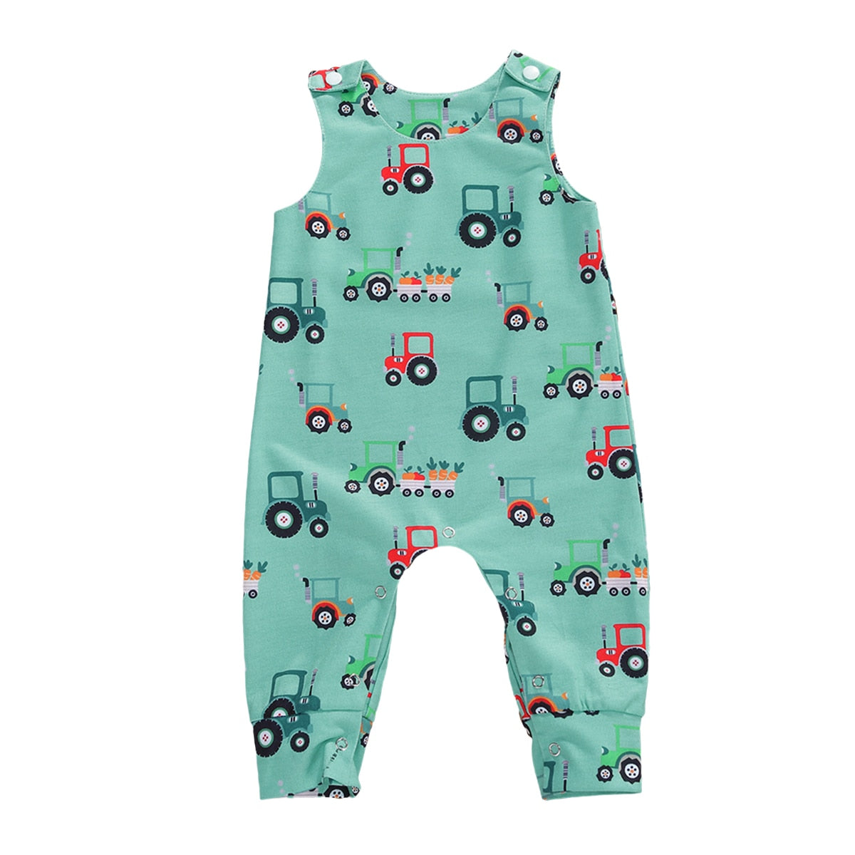 Citgeett Summer Newborn Baby Boys Girls Cotton Romper Sleeveless Button Jumpsuit Playsuit Overalls Casual Outfits - https://www.luxenorstore.com