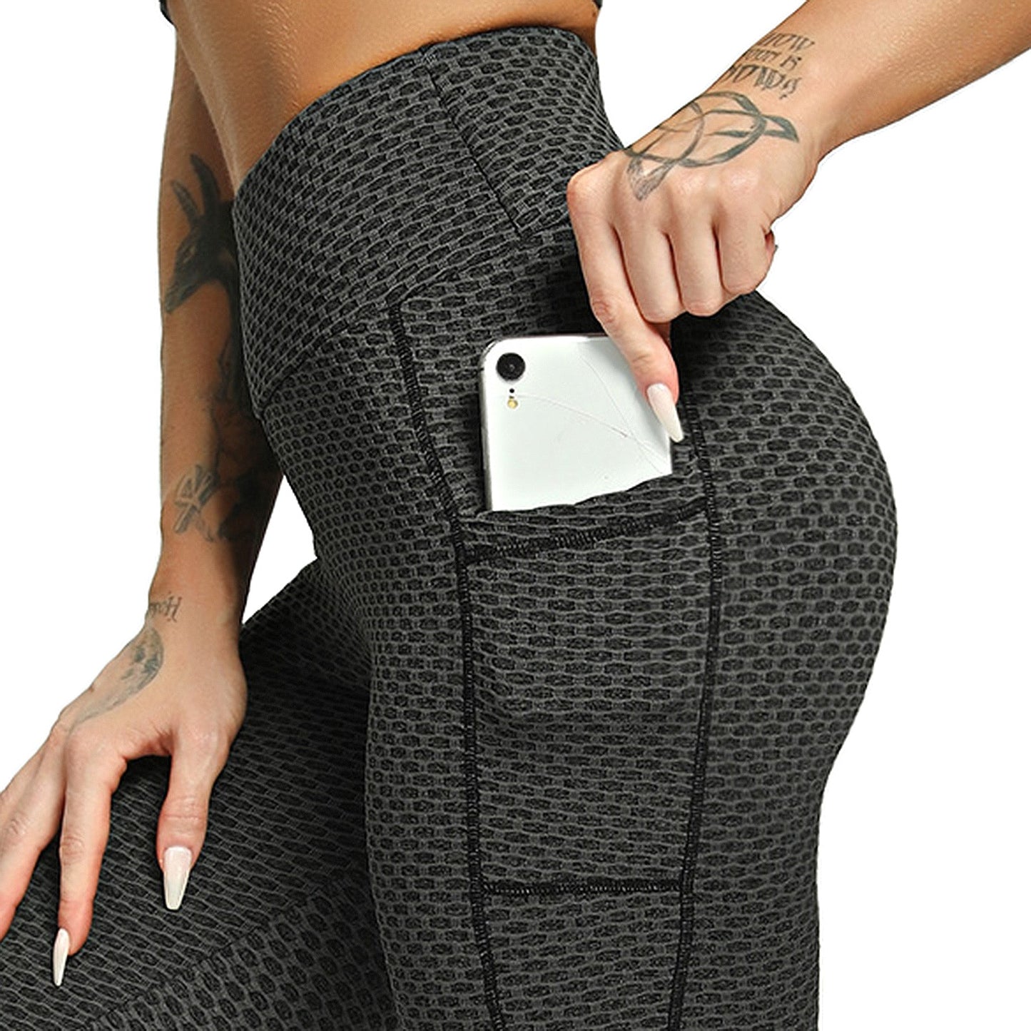 FITTOO Seamless Athletic Gym Leggins Scrunch Butt Leggings Women's Pants Fitness Pants High Waist Workout Breathable Leggins - https://www.luxenorstore.com