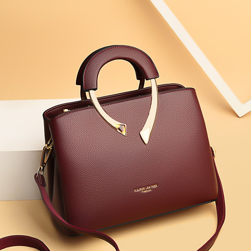 High Quality Leather Casual Crossbody Shoulder Bags for Women 2022 New Luxury Purses And Handbags Women Bags Designer Totes Sac - https://www.luxenorstore.com