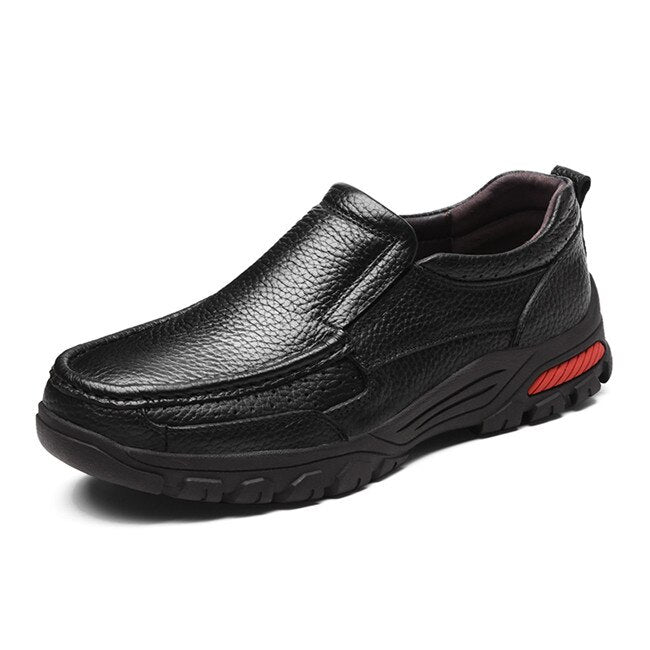 MIXIDELAI Brand Men Shoes Handmade High Quality Genuine Leather Shoes Slip On Comfort Business Man Casual Shoes Big Size 47 48