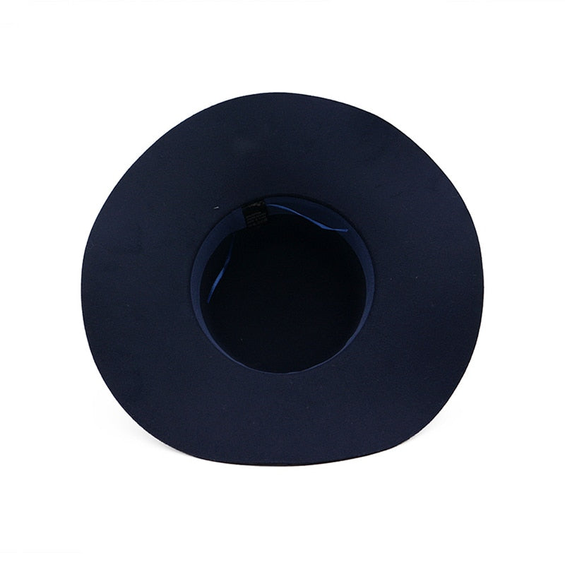 winter Hats For Women Bucket cap Soft Vintage Wide Brim Wool Felt Bowler Fedora Hat Floppy Cloche Women's Large Hat Church cap