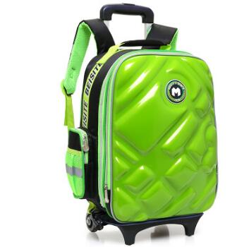 3D  Boy's trolley Bag with wheels for school Kids Rolling Bag on wheels Children's Travel Bag 6 wheels School Trolley Backpack