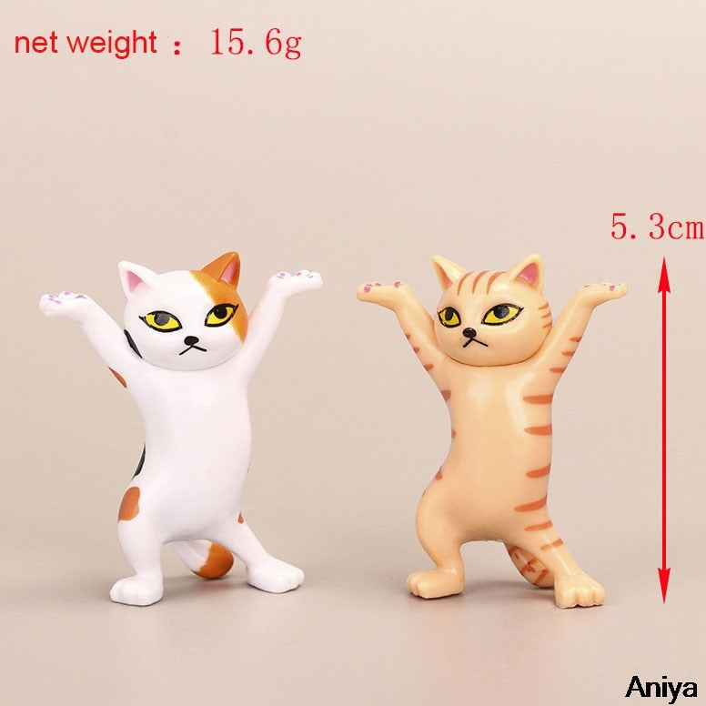 5pcs Set Funny Cat Pen Holder Toy Hold Everything Cat Earphone Bracket Home Decor Festival Decoration Charming Kitty Storage Set - https://www.luxenorstore.com