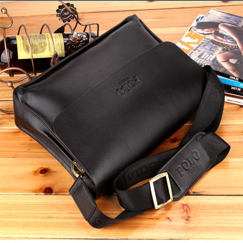 Luxury Vintage Man Bag Boy Waterproof PU Leather Business Style Men's Messenger Crossbody Casual Handbag Shoulder Bag - https://www.luxenorstore.com