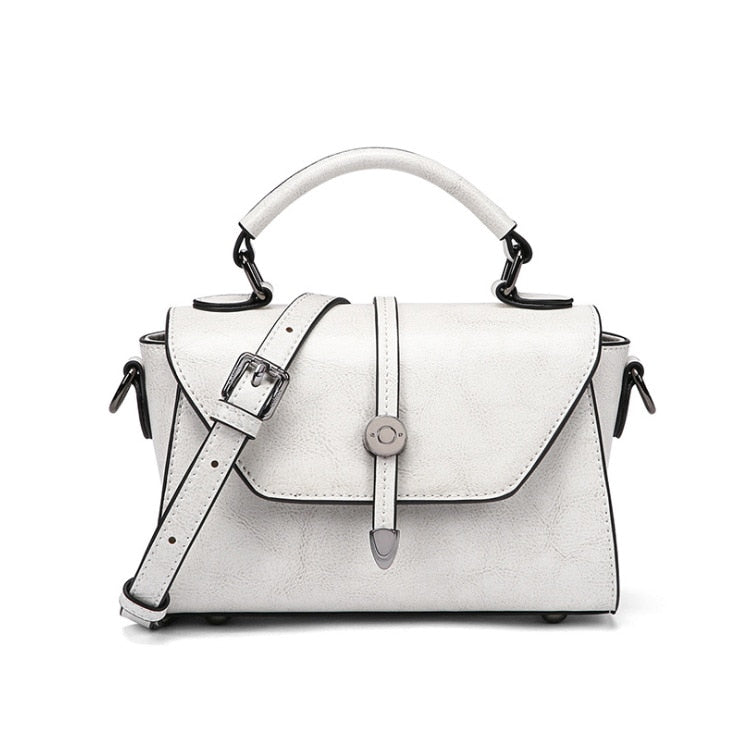 Small Leather Bag Women's 2022 Fashion Handbag Shoulder Bag Ladies Cowhide Purse Messenger Crossbody Bag Simple and Versatile