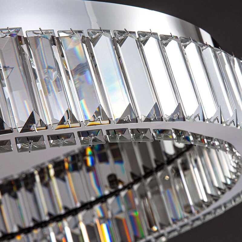 Modern Minimalist Round Crystal Ceiling Lamp Living Room Decoration Luxury Lamp Bedroom Dining Room Indoor Lighting For Home