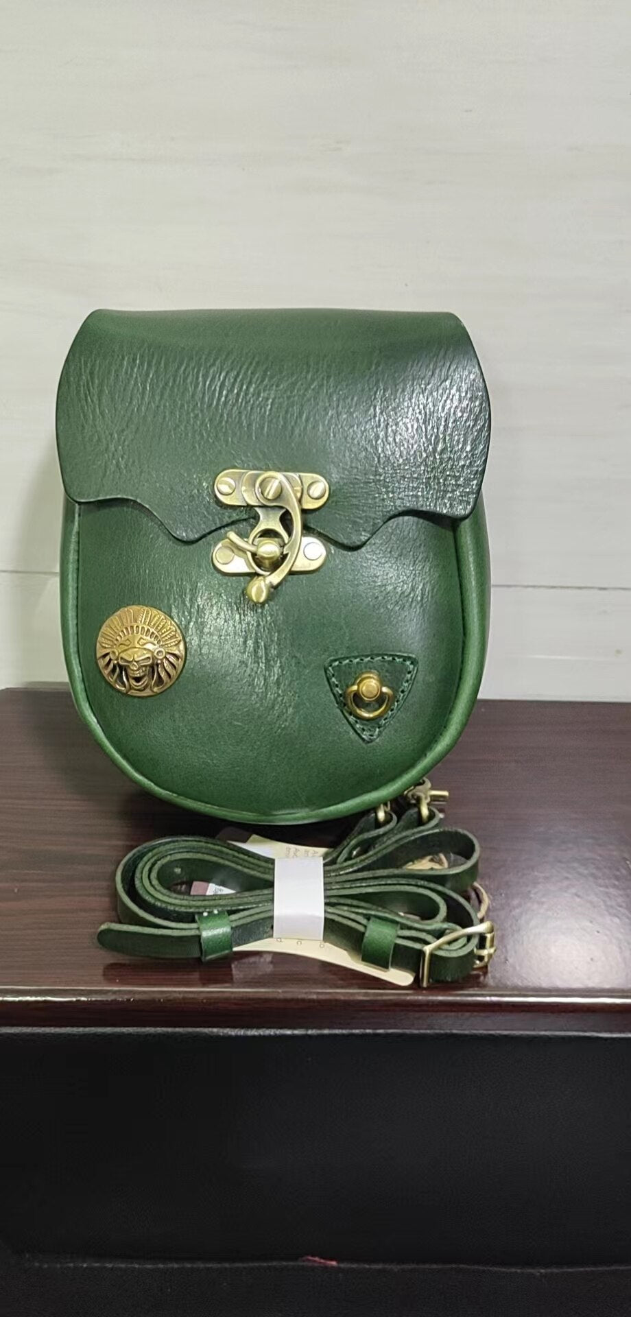 Women's Bag Handmade Leather Shoulder Bag Fashion New Vegetable Tanned Leather Messenger Bag