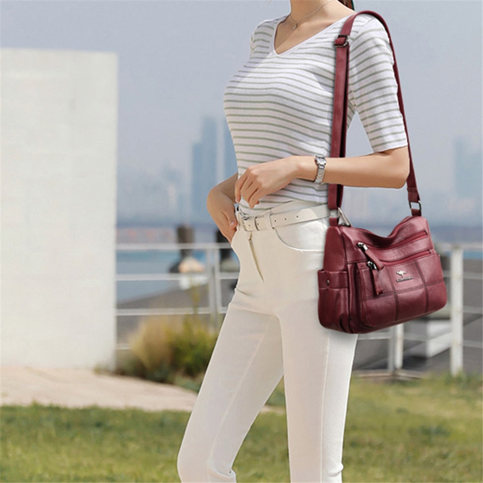 Genuine Brand Leather Sac Luxury Handbags Women Bags Designer Shoulder Crossbody Hand Bags for Women 2022 Purses and Handbags - https://www.luxenorstore.com