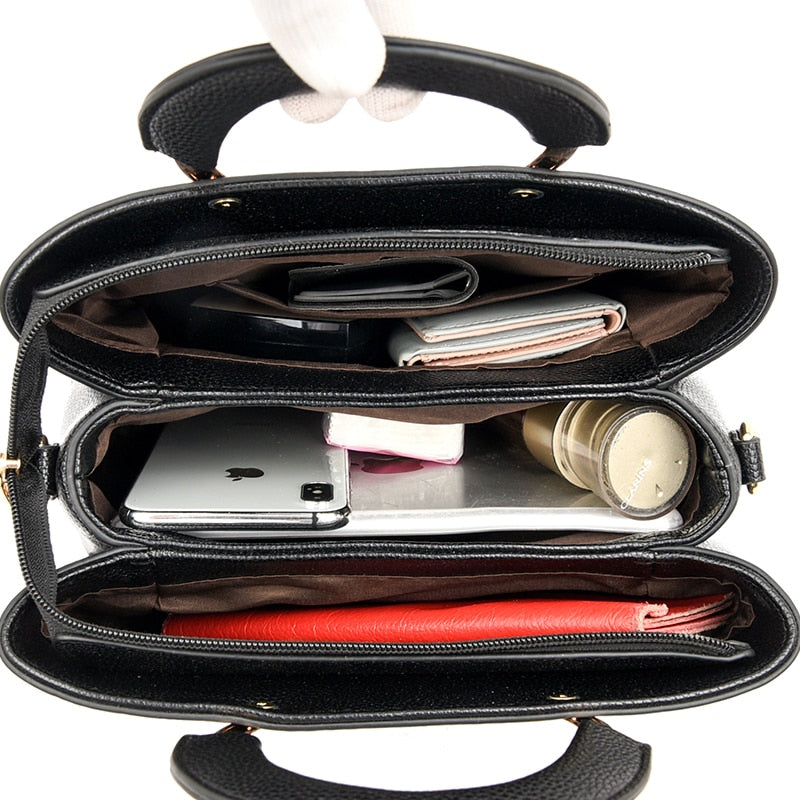 High Quality Leather Casual Crossbody Shoulder Bags for Women 2022 New Luxury Purses And Handbags Women Bags Designer Totes Sac - https://www.luxenorstore.com