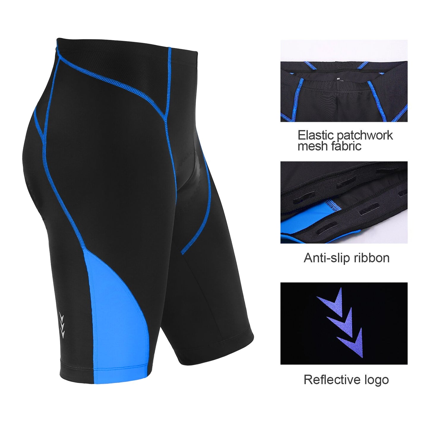 INBIKE Cycling Shorts Man Men's Sportwear Bicycle Tights 3D Paded Riding MTB Road Cycling Tights Pants Biker Gym Running Clothes