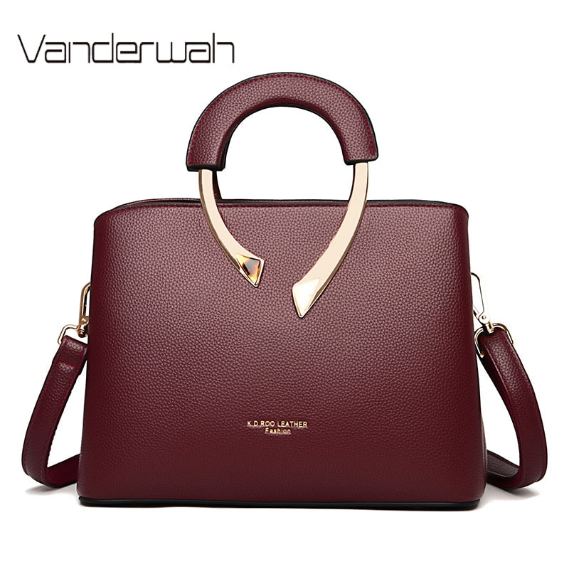 High Quality Leather Casual Crossbody Shoulder Bags for Women 2022 New Luxury Purses And Handbags Women Bags Designer Totes Sac - https://www.luxenorstore.com