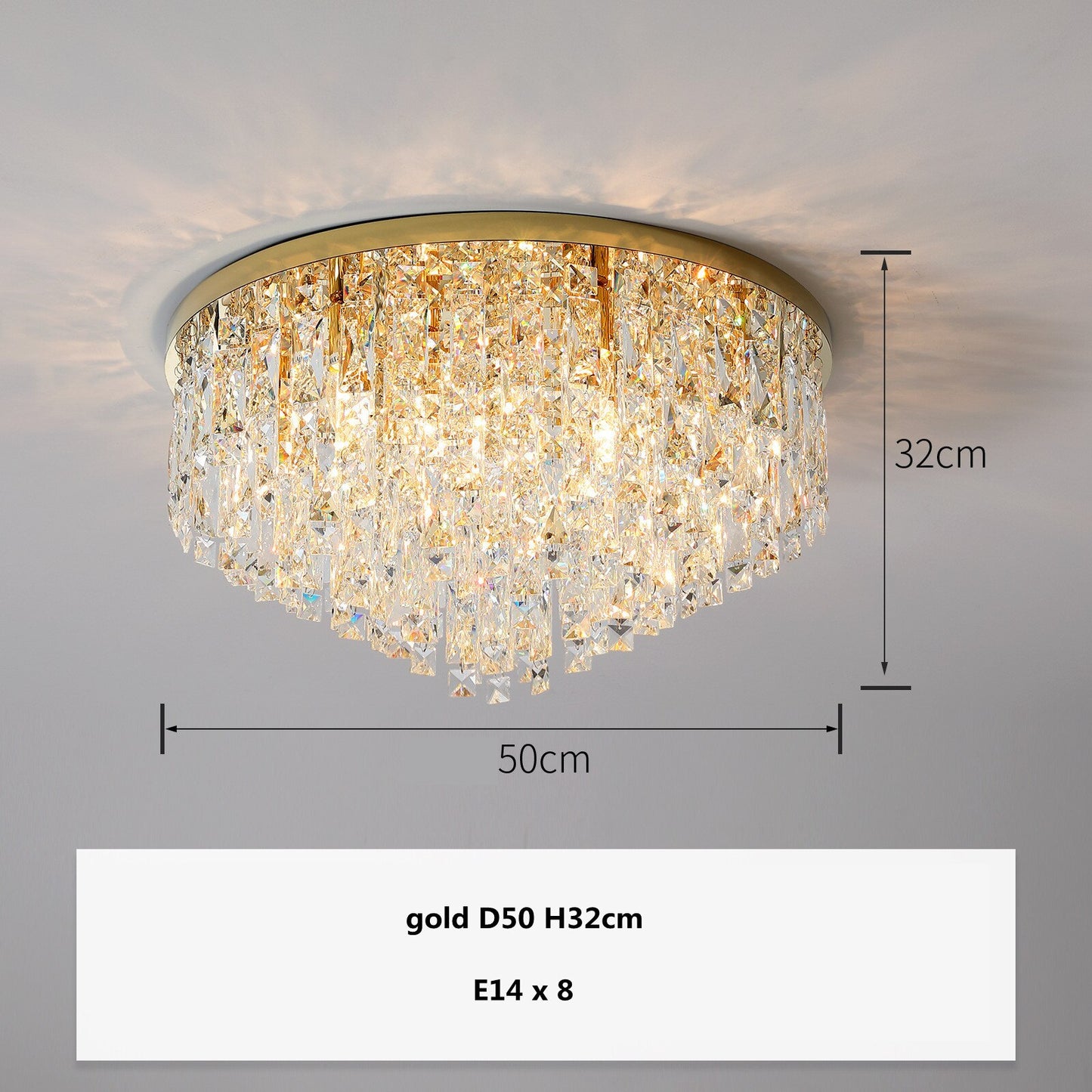 Modern Bedroom Crystals E14 Ceiling Lamp Lustre Lamp Steel Led Ceiling Lights Art Deco Led Chandelier Lighting Fixtures Lamp