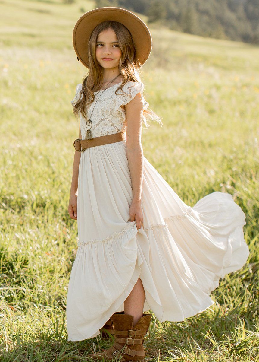 Summer Girls Lace Chiffon Dresses Kids Flower Girl Wedding Princess Party Dress Vestidos Costume Children Clothing For 4-14Years - https://www.luxenorstore.com