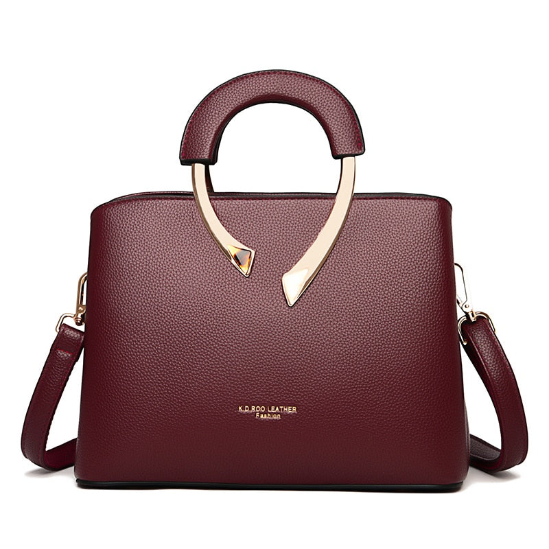 High Quality Leather Casual Crossbody Shoulder Bags for Women 2022 New Luxury Purses And Handbags Women Bags Designer Totes Sac - https://www.luxenorstore.com