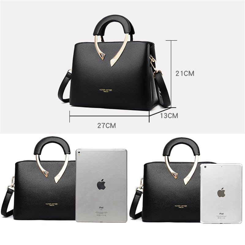 High Quality Leather Casual Crossbody Shoulder Bags for Women 2022 New Luxury Purses And Handbags Women Bags Designer Totes Sac - https://www.luxenorstore.com