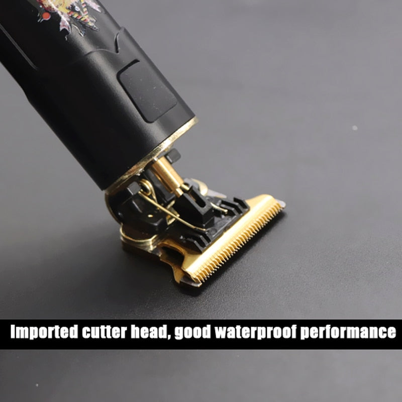 OHS T9 0mm Professional Hair Clipper Beard Trimmer Electric Razors For Men Hair Shaver Beard Barber Hair Cut Cutting Machine